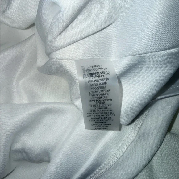 Vince Camuto Ivory Halter Bow Midi Dress - Picture 8 of 9